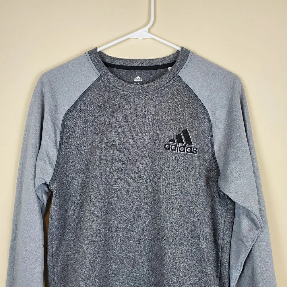 Adidas Climawarm Gray Men's Sweatshirt Size Small